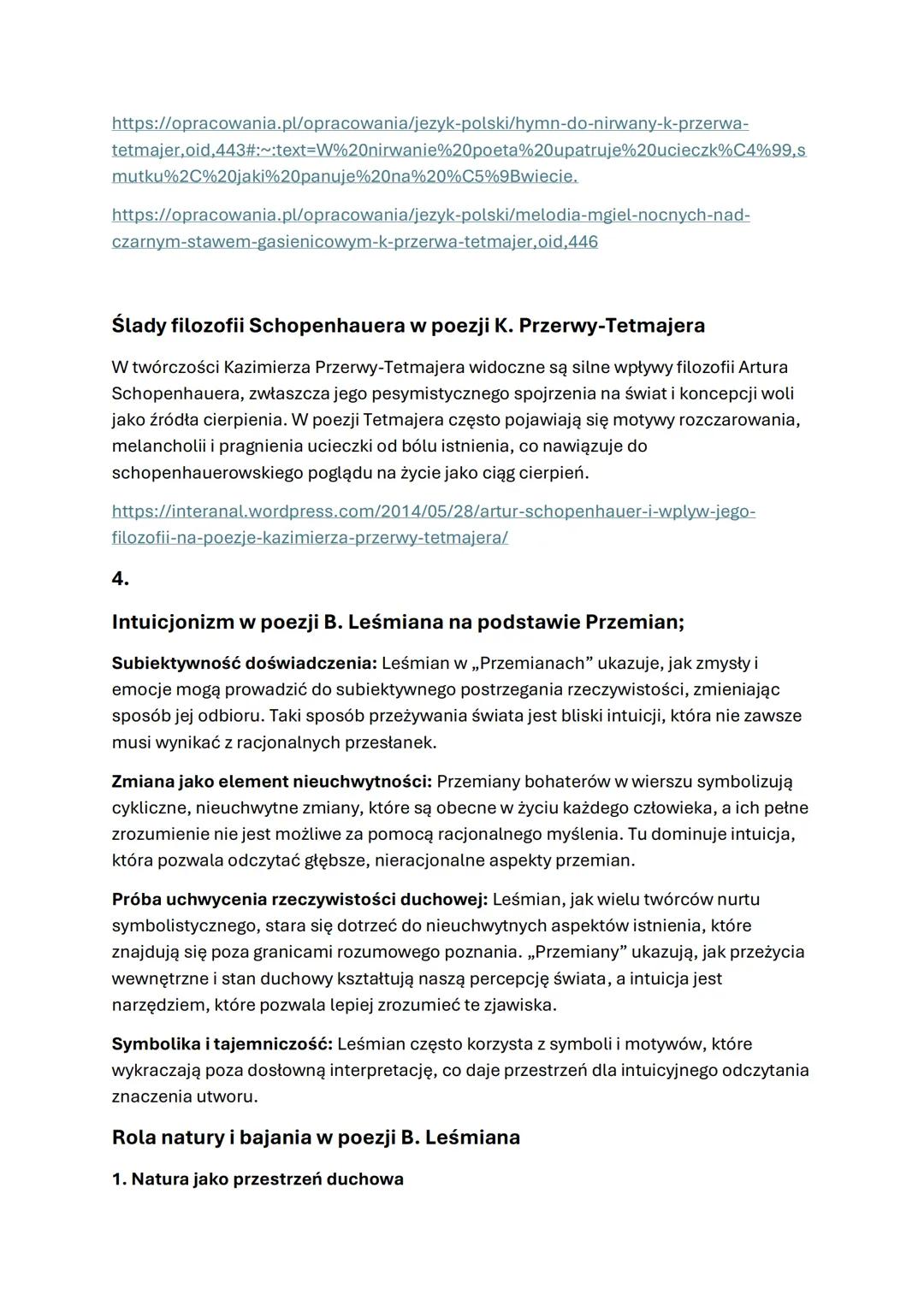 # 1.
Neoromantyzm - uzasadnienie nazwy
Neoromantyzm - termin używany na określenie kierunku artystycznego, który pojawia
się na przełomie XI