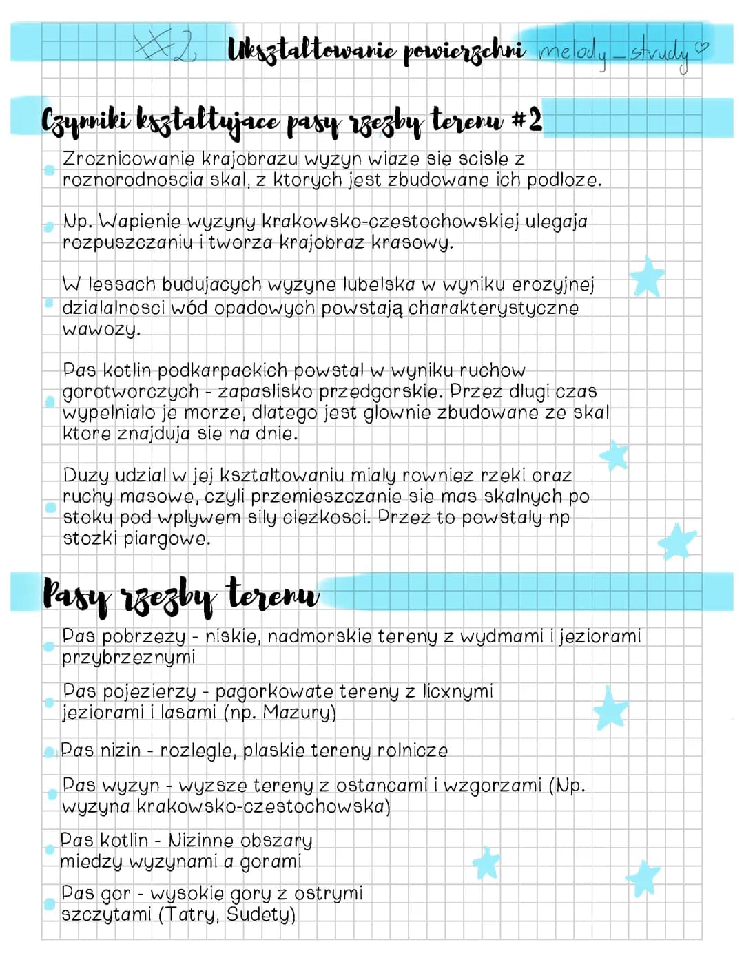Uksztaltowanie powierzchni #1