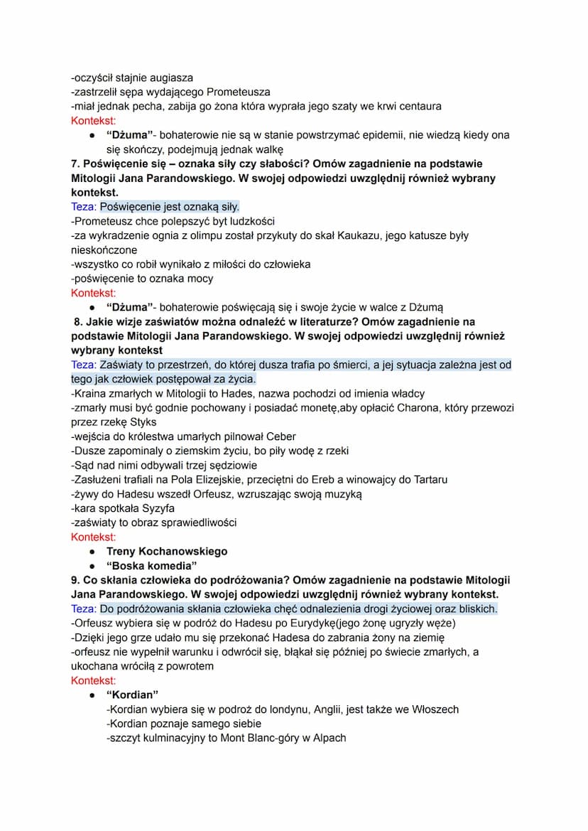 BIBLIA
MATURA USTNA NIEKTÓRE PYTANIA
1. Człowiek w obliczu cierpienia. Omów zagadnienie na podstawie znanych Ci
fragmentów Księgi Hioba. W s