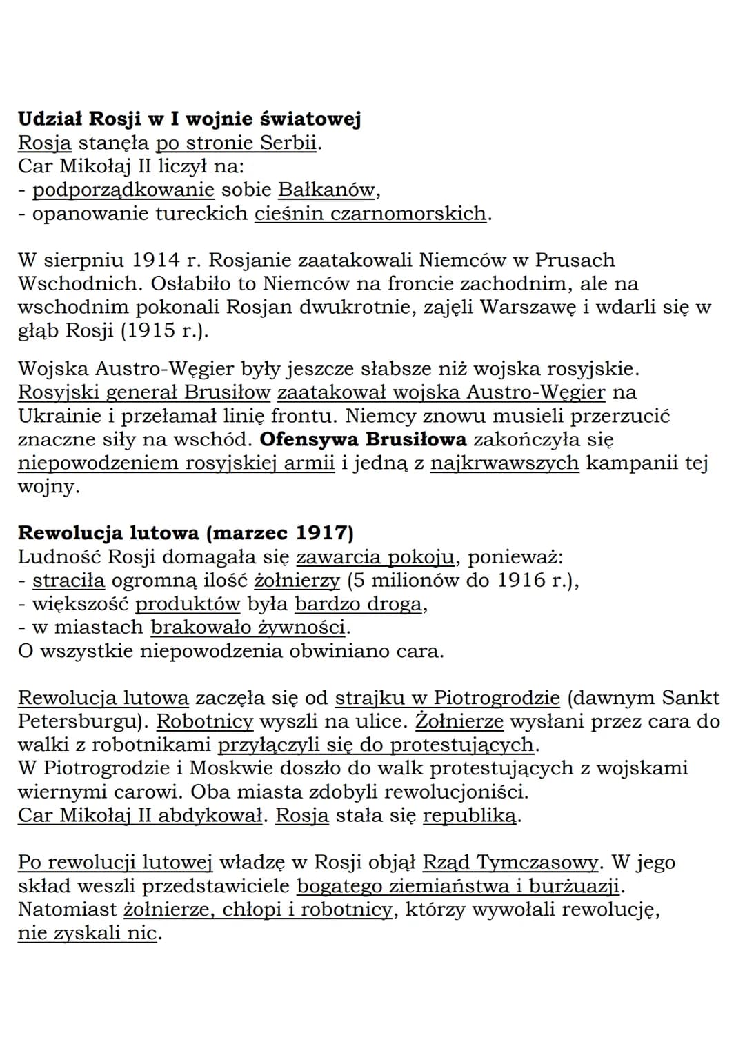 MZ_LEARNING_KNOW
Dwie rewolucje w Rosji
Klasa 7, Historia, GWO
Kolos na glinianych nogach - określenie dotyczące imperium rosyjskiego
po klę