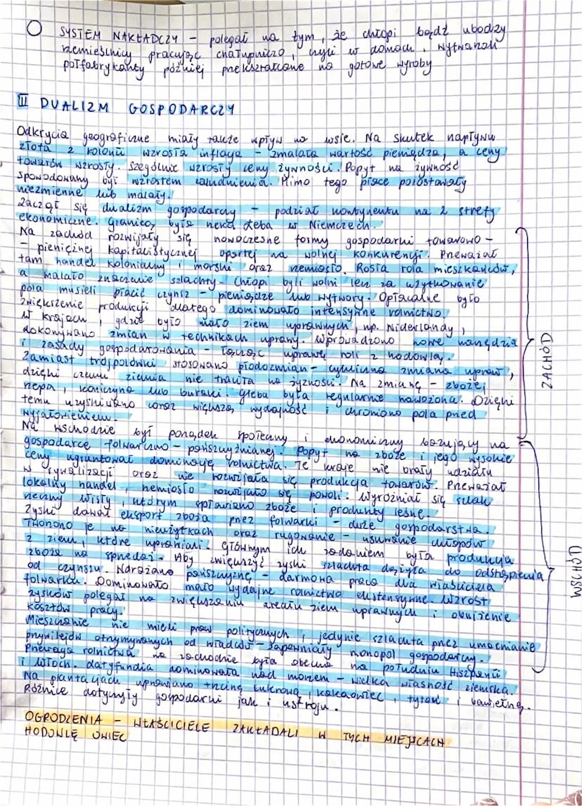 Historia
PRZEMIANY
SPOŁECZNO
I ROZWOJ MIAST W EUROPIE ZACHODNIEJ
ora2
wa
Il progi zasów nowożytnych popravito się zaopatrenie w jywność
środ