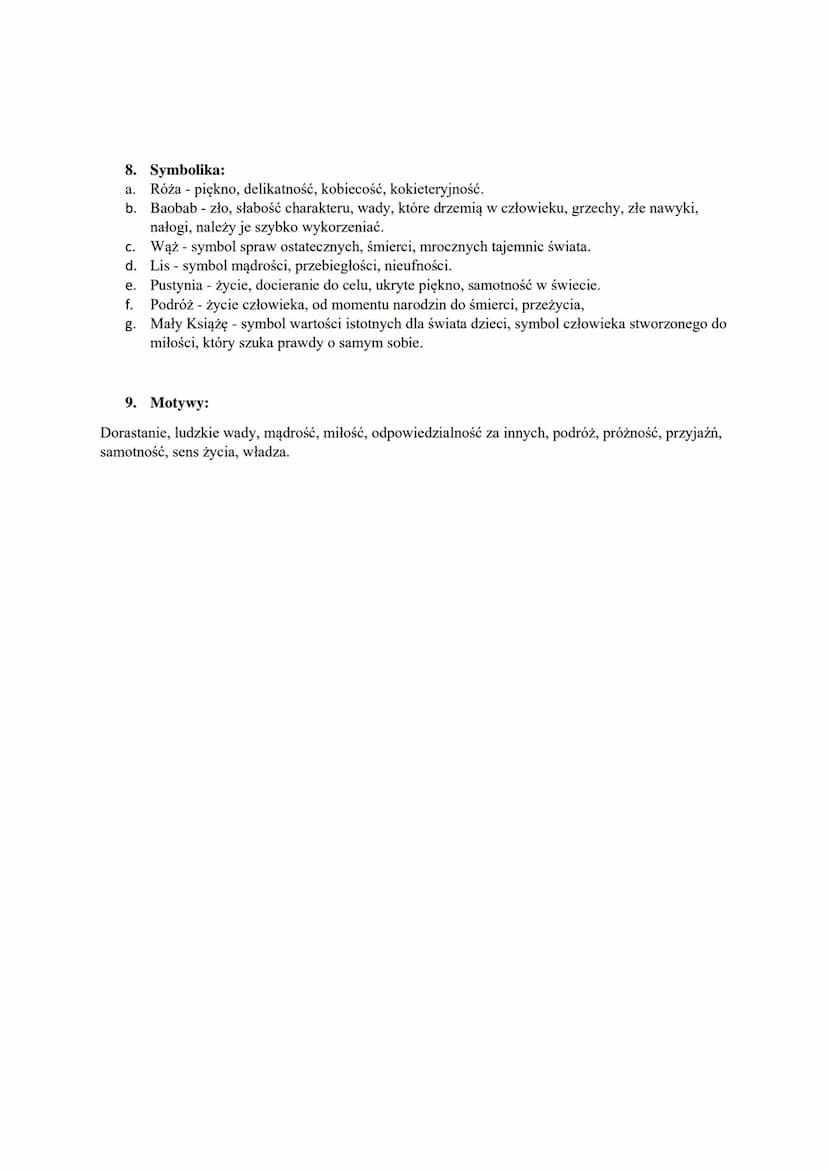 1. Geneza:
<Mały Książę>
Antoine de Saint-Exupéry
Na pomysł napisania książki złożyło się wiele czynników, w tym rozstanie z matką oraz prob