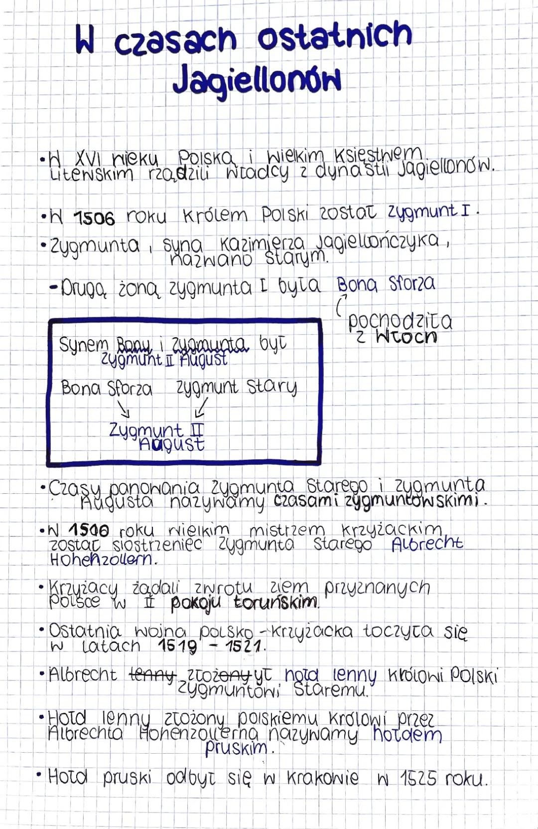 Ostatni Jagiellonowie: Historia Polski XVI wieku