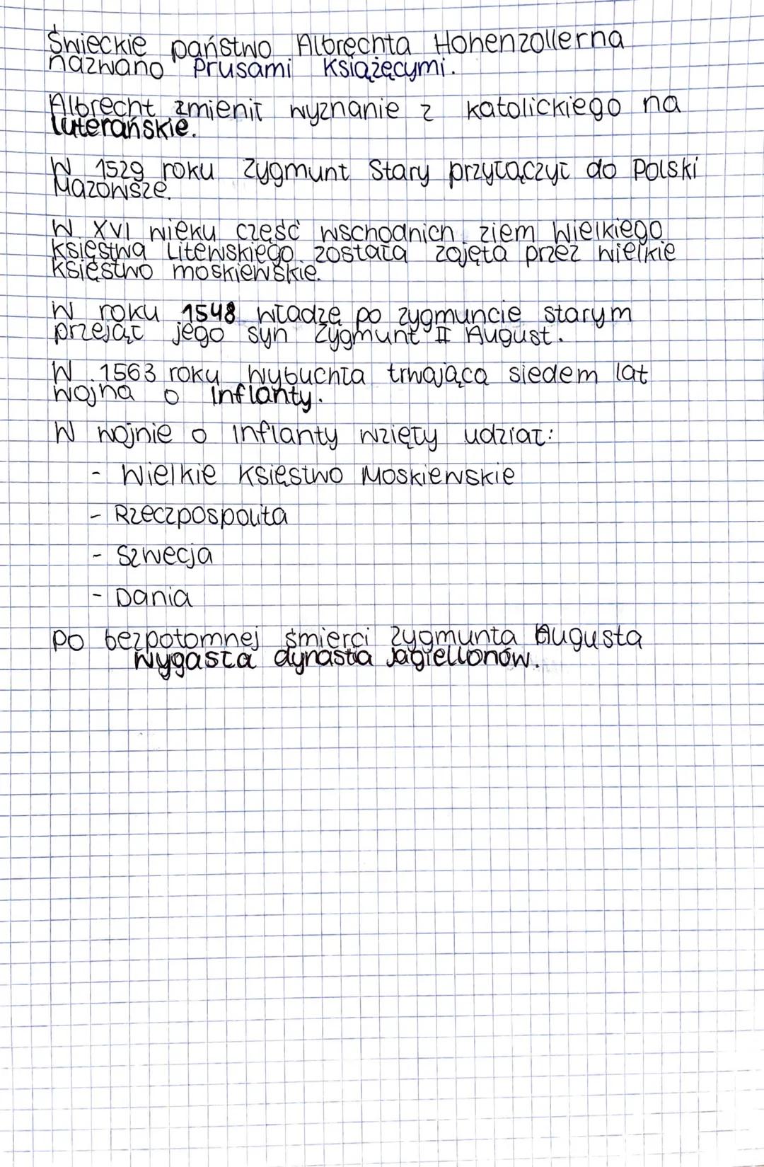 W czasach ostatnich
Jagiellonów
•H XVI wieku Polska i wielkim księstwem.
• 1506 roku królem Polski został Zygmunt I.
•Zygmunta, syna Kazimie