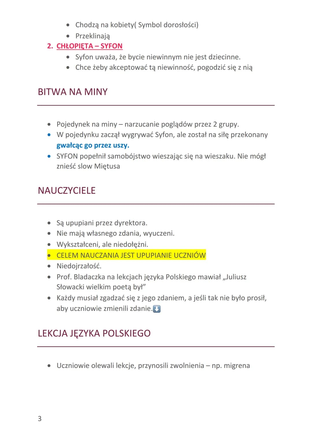 GENEZA
• Powieść z 1937
• Akcja rozgrywa się w:
FERDYDURKE
1. Komicznie zdeformowanej rzeczywistości
2. Szkole (gimnazjum)
3. Stancji u Młod