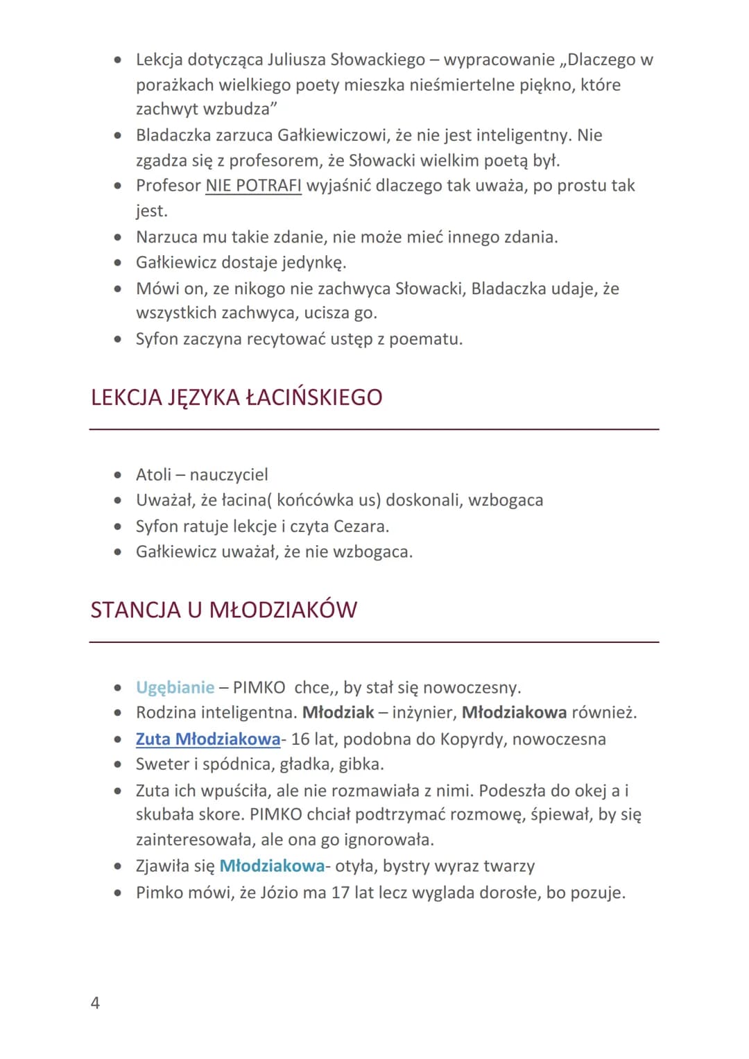 GENEZA
• Powieść z 1937
• Akcja rozgrywa się w:
FERDYDURKE
1. Komicznie zdeformowanej rzeczywistości
2. Szkole (gimnazjum)
3. Stancji u Młod