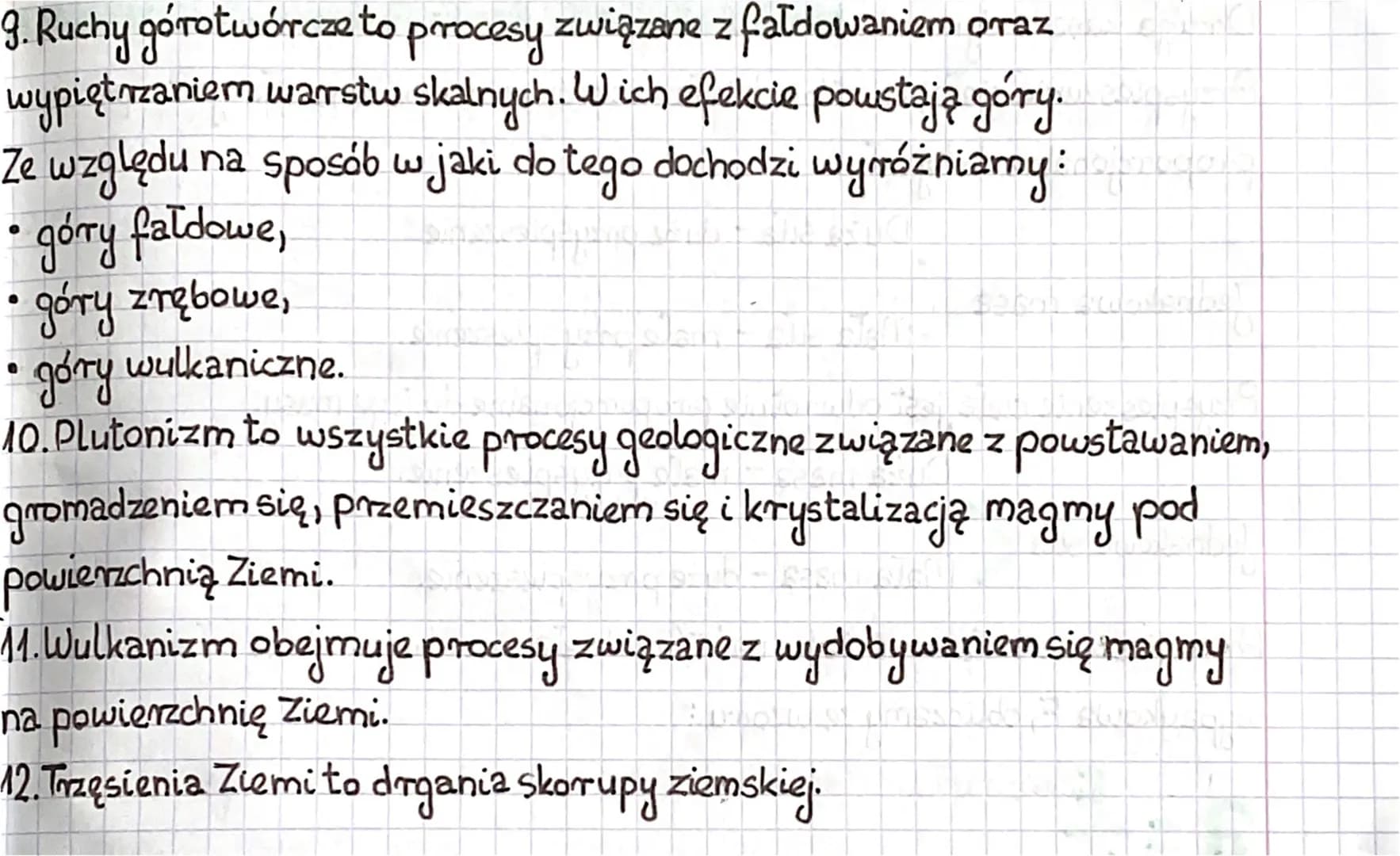 Litosfera
1. W budowie wnętrza planety wyróżnia się 3 główne warstwy:
jądro Ziemi,
• płaszcz Ziemi,
e
..
12. W wyniku wymiany ciepła między 