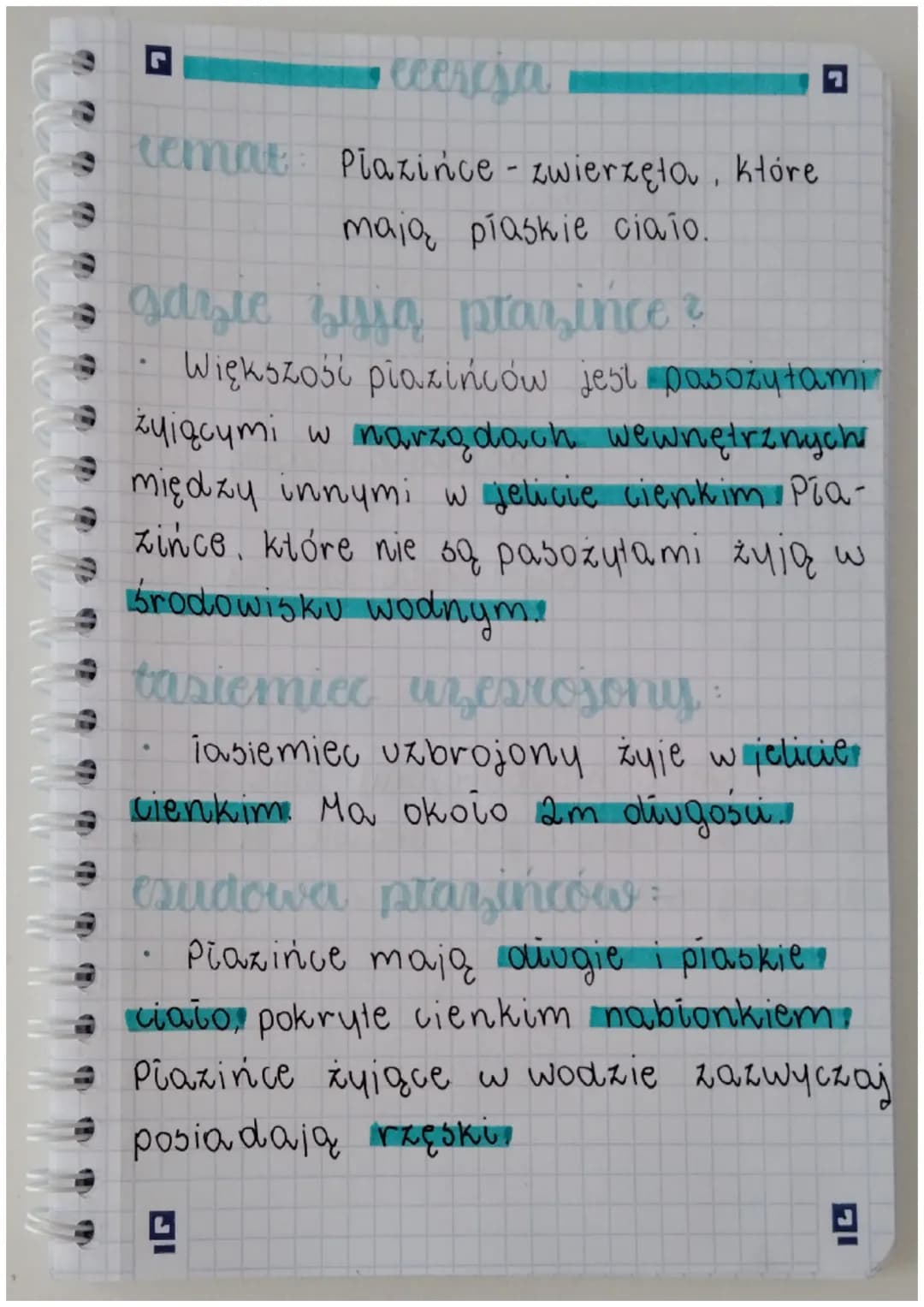 ecerisa
remat Plazinice - zwierzęta, które
major praskie ciato.
gdzie żyją ptar, ince?
Większość piozińców jest pasożytamin
@ żyjącymi w nar