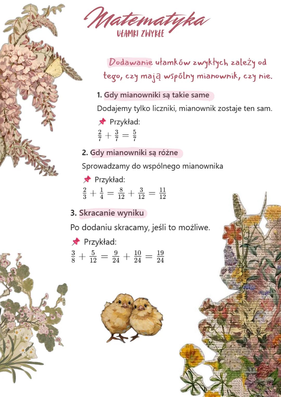 Ułamki zwykłe (Matematyka)