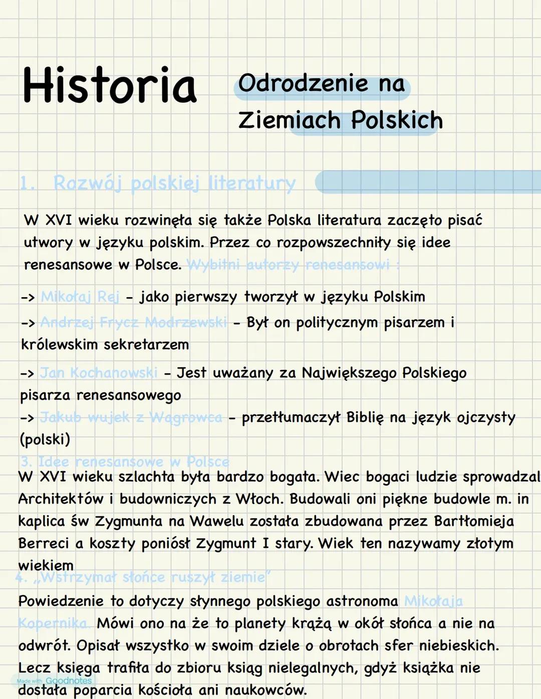 notatka z historii - pomoże napisz mi ! 