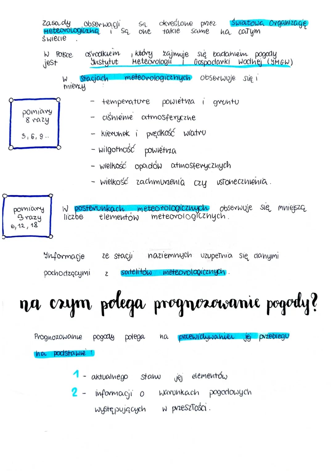 PROGNOZOWANIE
POGODY i
EKSTREMALNE
ZJAWISKA
POGO DOWE 5.
pogoda
to
1
chwilowy stan atmosfery w clanym
miejscu
1
Pogodę określa kilka element