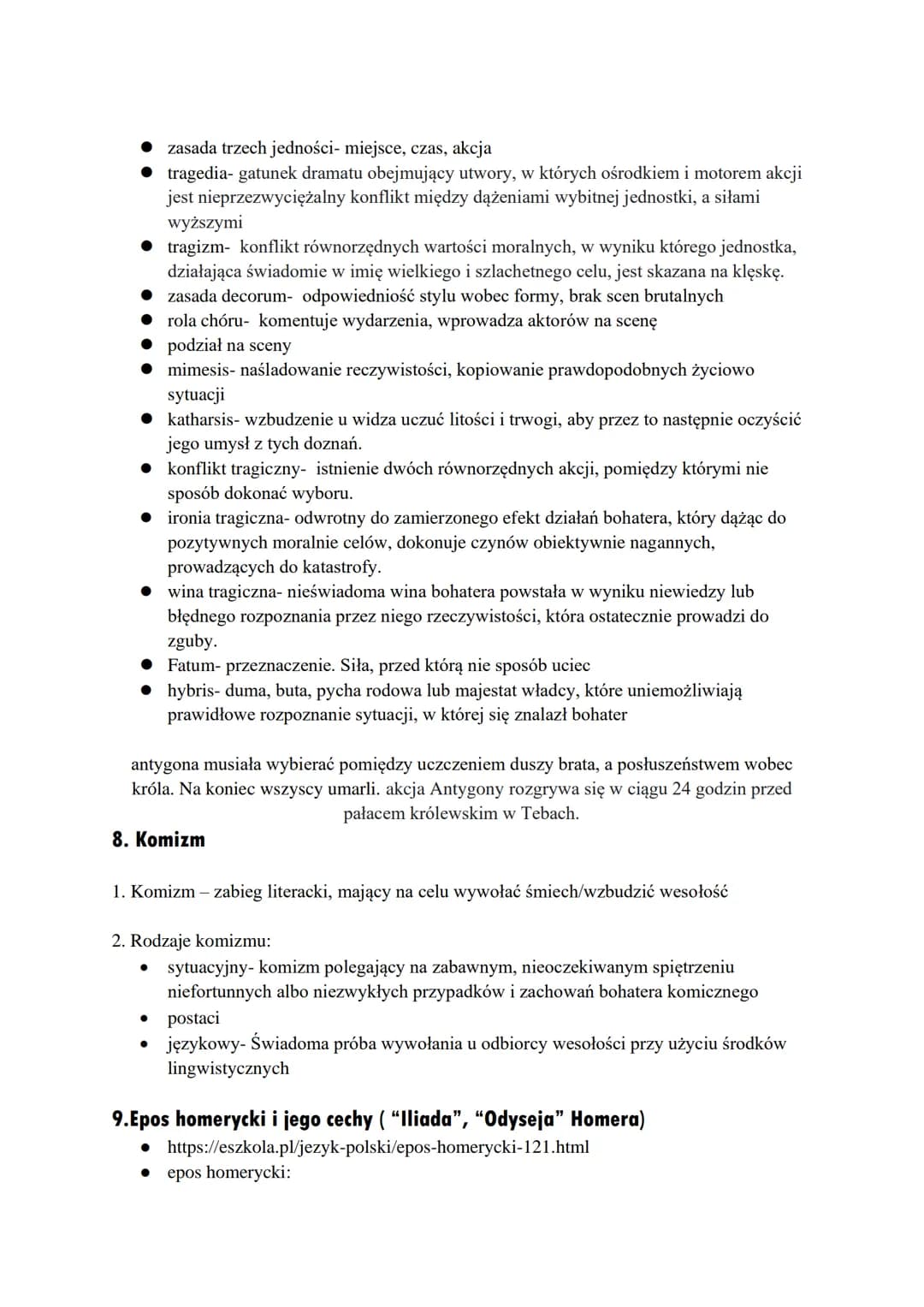 2.Pojęcia:
●
●
●
3.Poeci antyczni:
Tyrtajos
Poezja tyrtejska - rodzaj poezji patriotycznej, nawołującej do walki w obronie
niepodległości, b