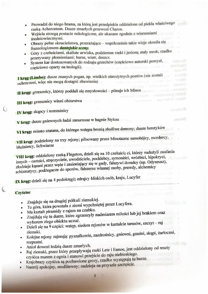 1. „Boska komedia" Dantego Alighieri - czym jest?
K
„Boska komedia" to poemat epicki/narracyjny z elementami lirycznymi, satyrycznymi
i refl