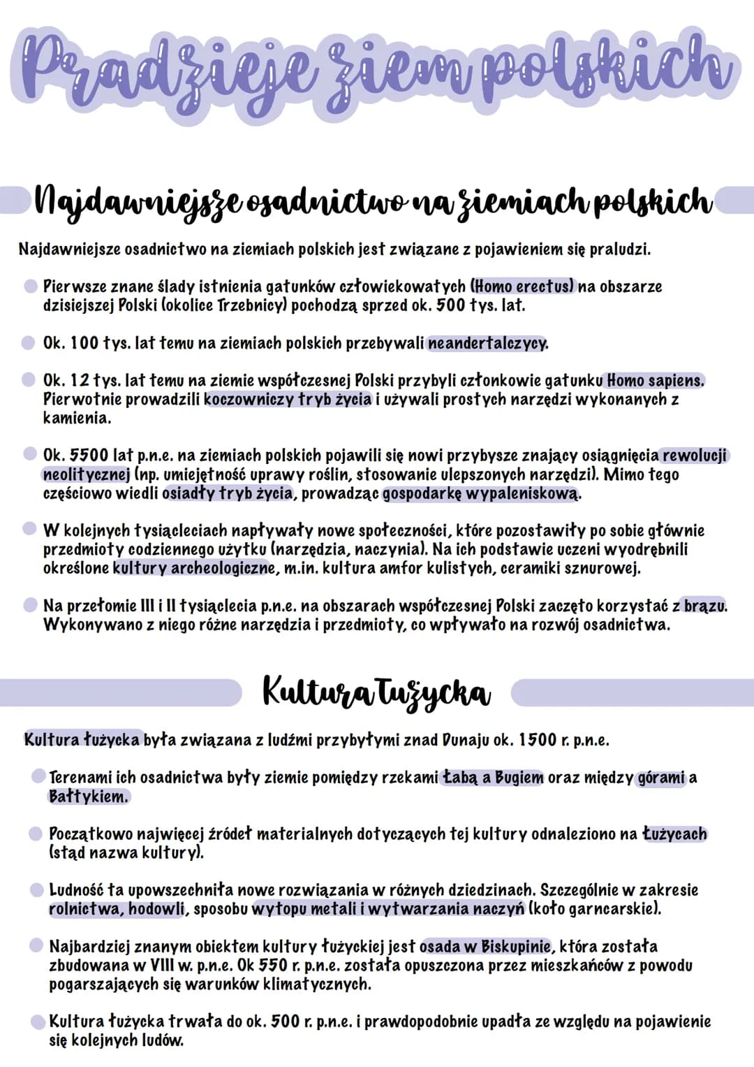 Pradžieje siempolskich
Majdawniejsse osadnictwo na ziemiach polskich
Najdawniejsze osadnictwo na ziemiach polskich jest związane z pojawieni