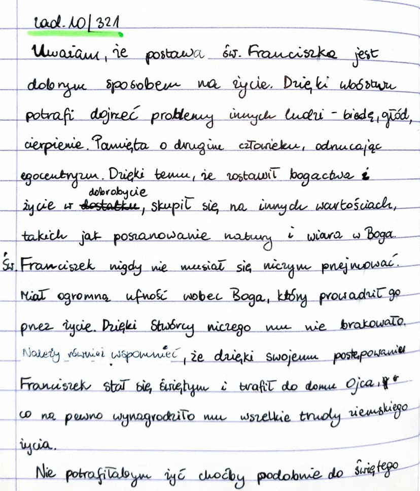 Lelecja
Temat: Navodziny idei franciszkanizmu:
Kwiatki o Franciszka"
Kupiec bławathy - sprzedawca materiałów
na ubrania.
Św. Franciszek z As