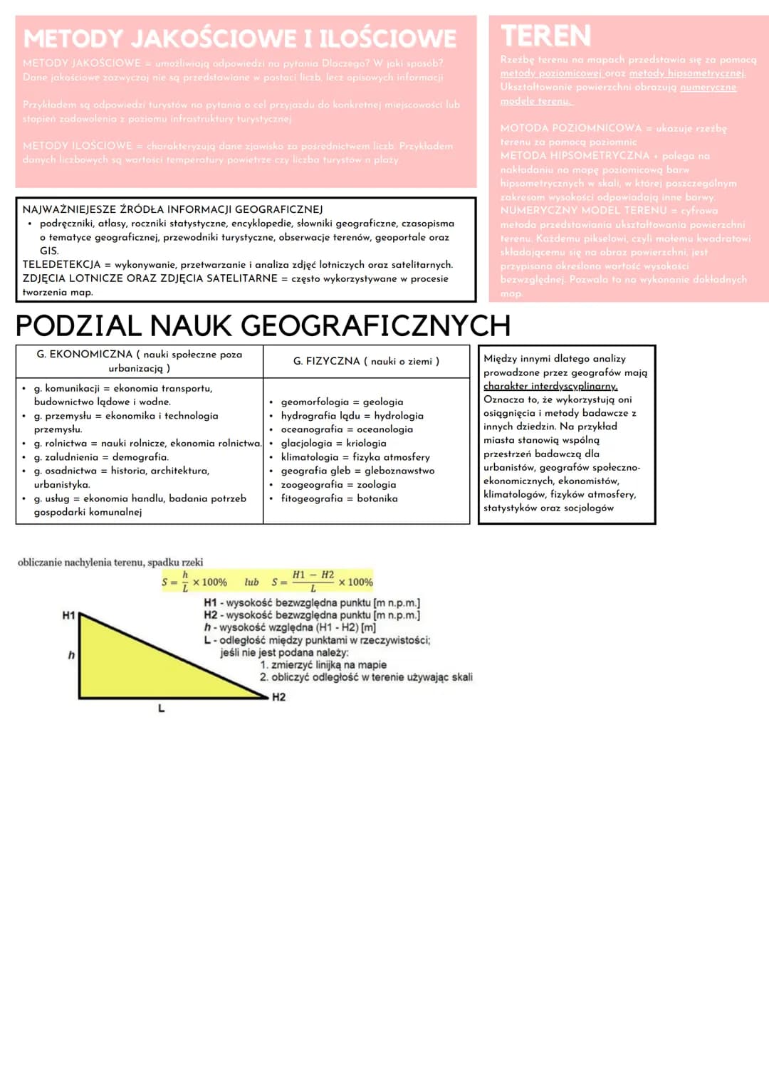 TREŚĆ
RODZAJE MAP
PODZIAŁ ZE WZGLĘDU NA TREŚĆ
• ogólnogeograficzne (ogólna charakterystyka Ziemi)
tematyczne (tylko wybrane zjawiska)
ZE WZG
