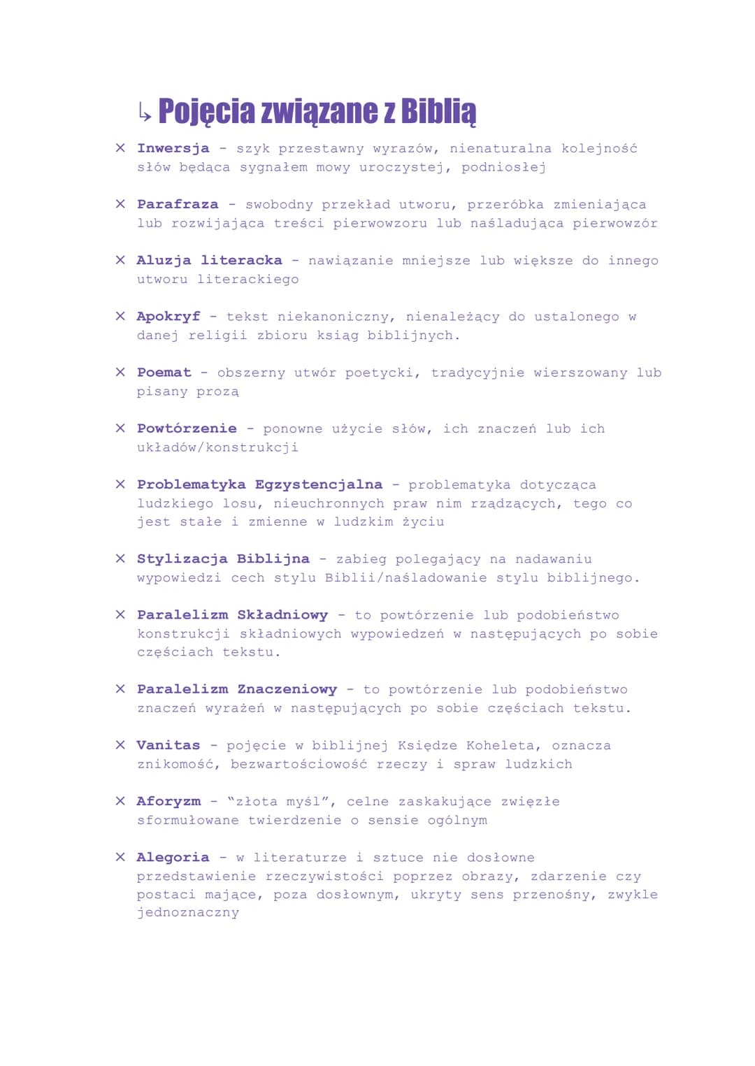 Biblia
• Obejmuje Stary i Nowy Testament
● Przez judaizm i chrześcijaństwo uważana za księgę
PISMO
ŚWIĘTE
t
objawioną
● Świadectwo historycz