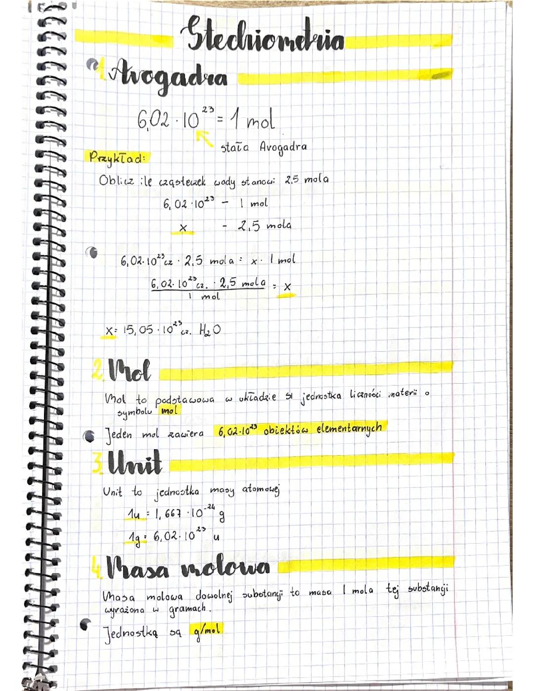Podstawy Stechiometrii w Chemii