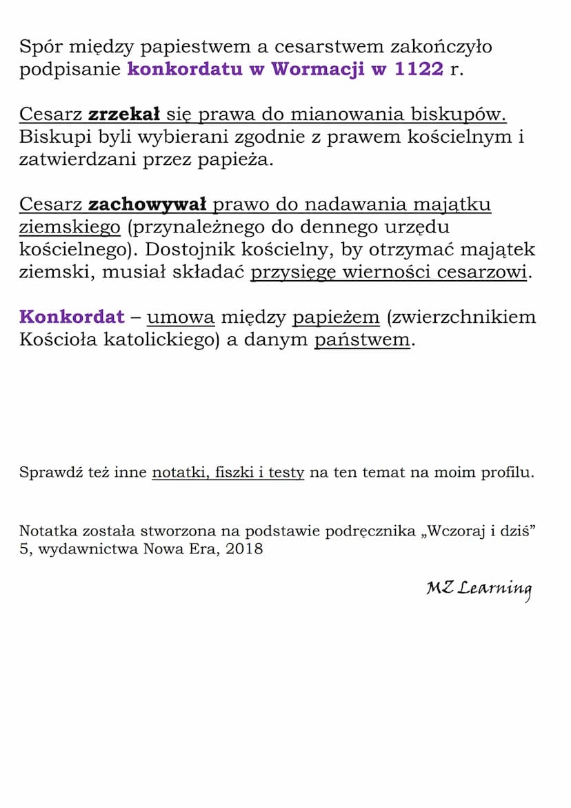 Konflikt papiestwa z
cesarstwem
Chrześcijanie na zachodzie Europy:
- łacina,
- papież (biskup Rzymu) głową Kościoła.
Chrześcijanie na wschod