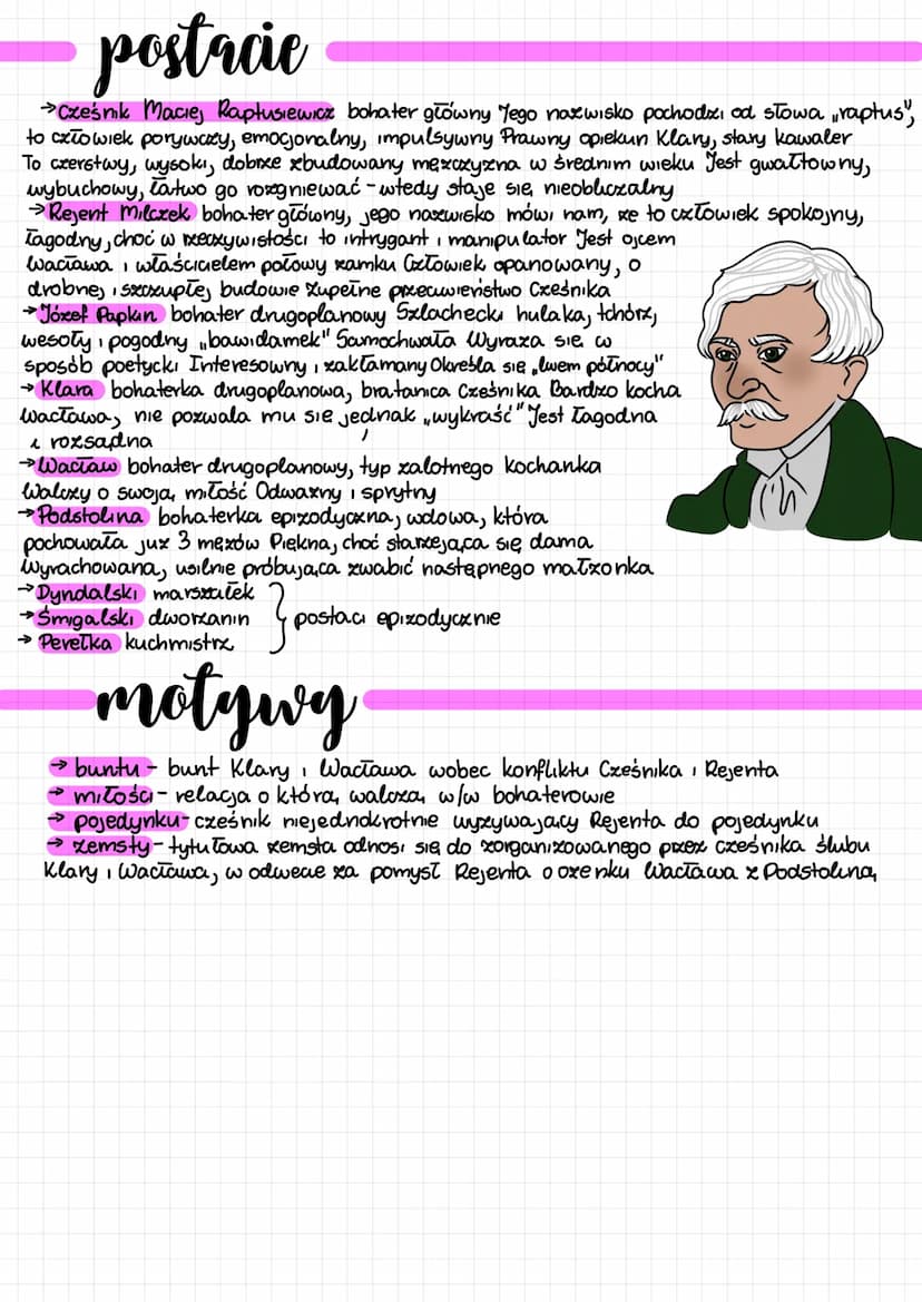 study tvsia
Zorista....
czas i miejsce akcji
→ akcja komed, rozgrywa się na początku XIX wieku
→>> miejscem akcji jest podzielony na połowę 