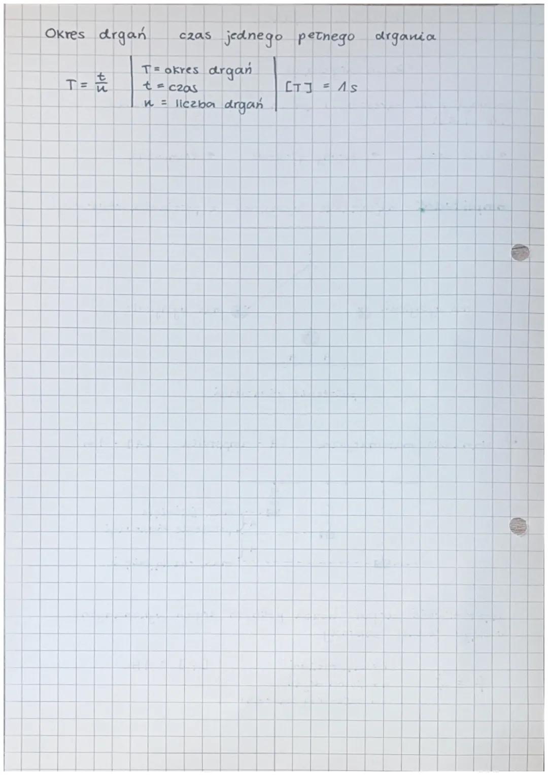 Ruch drgający
polegający na okresowych zmianach położenia układu
(lub clata)
bicie serca
Organia i fale
* struny głosowe
Amplituda największ