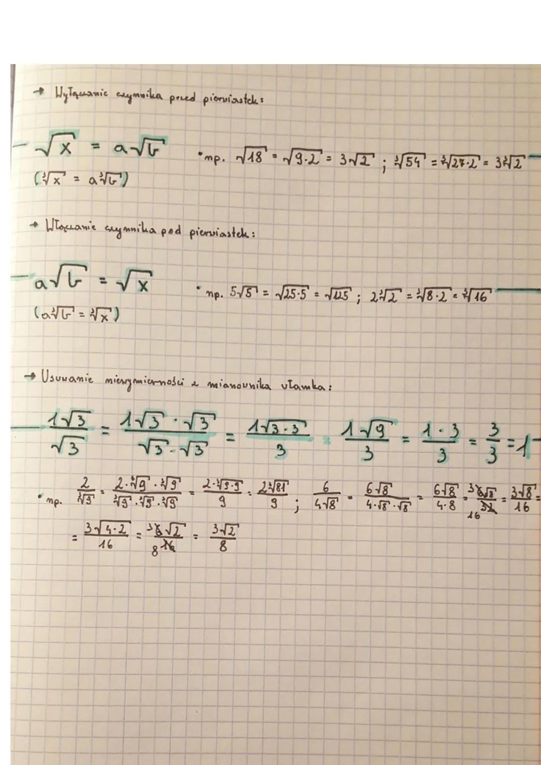 FIERWIASH hh x
Matematyka
-√₁₁² = 6 | ² = a
3
Va
→ Pierwiastek kwadratowy 2 liceby a jest równy kwadratowi liceby b.
mp.
√ 4² = 2₁60 2² = 4;