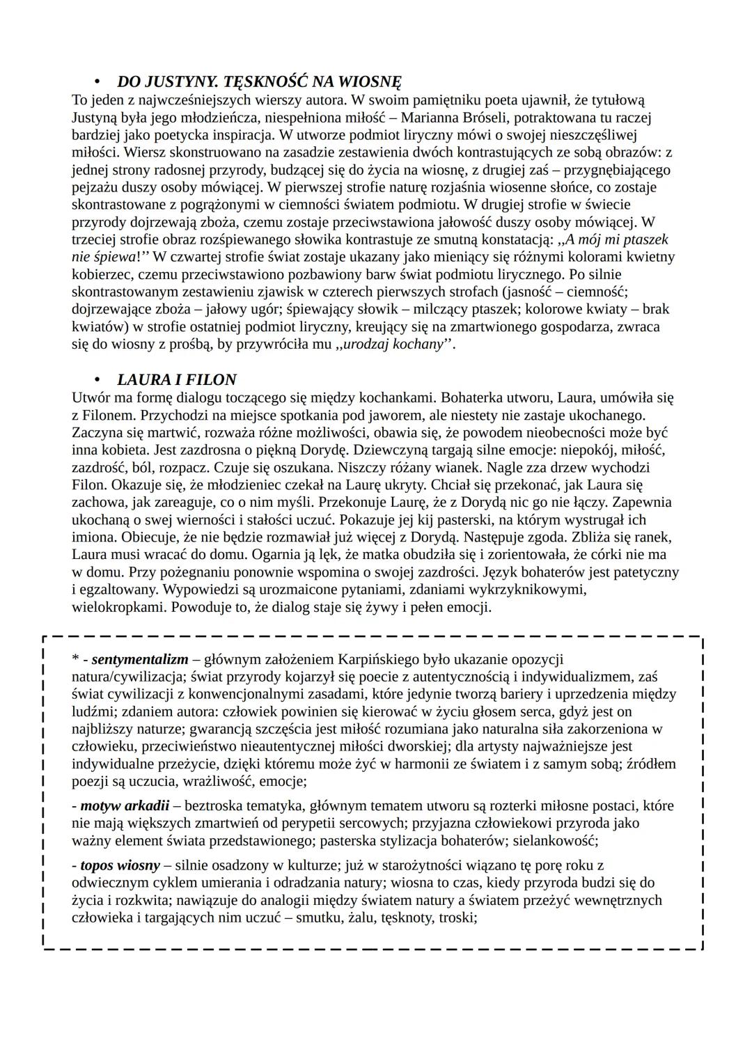 HYMN DO MIŁOŚCI OJCZYZNY
Wiersz przedstawia miłość ojczyzny jako wartość godną najwyższych wyrzeczeń. Sam tytuł,
zawierający określenie gatu