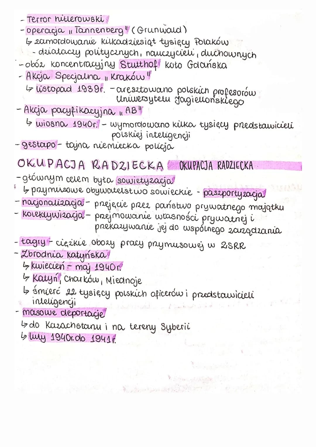 Polski rząd na emigracji 1939-45 i Polacy na frontach II wojny światowej - notatka