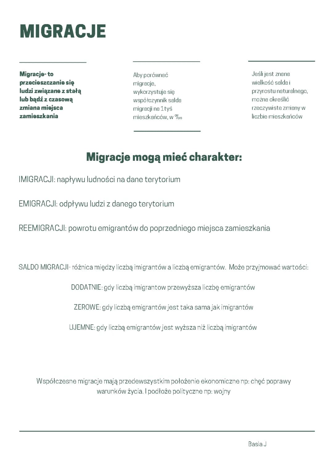 migracje
