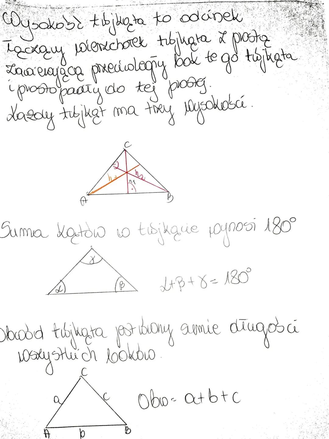 # TRÓJKĄTY

Le względu na boki możemy na

⇒twjkąty róznoboczne


A

B

⇒ trójkąty równoramienne

C

ramiona

(AC)=IBC/

A

ん

8

godstawa

t