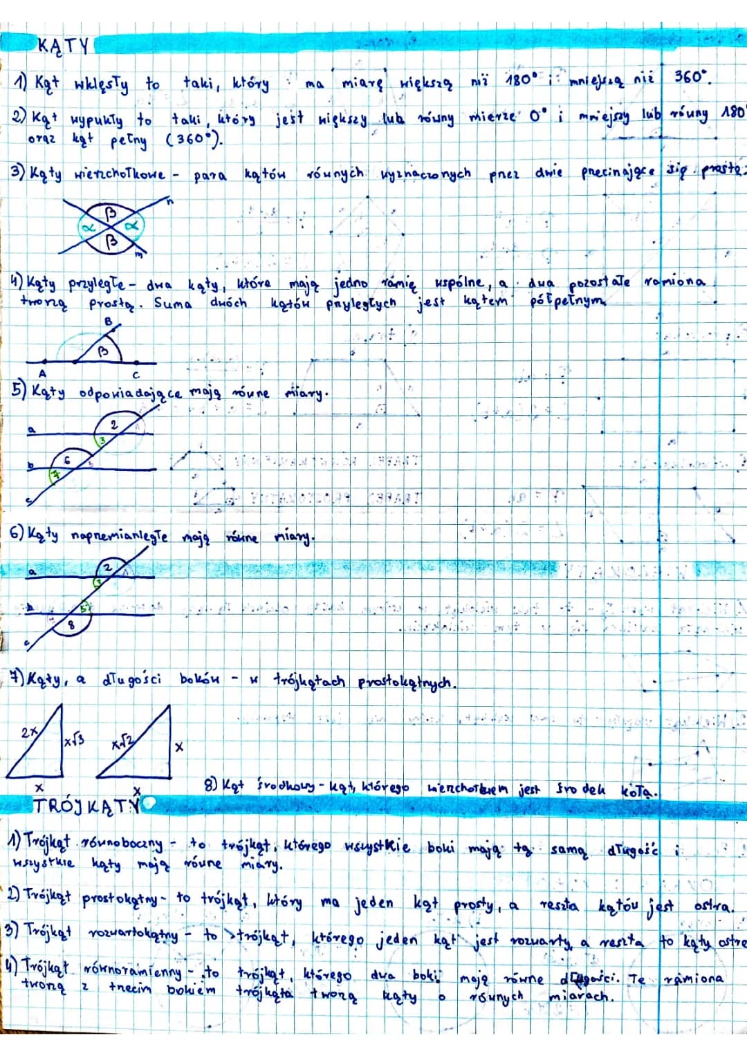 Geometria Płaska: Czworokąty, Okręgi i Wzory — Klasa 8 i Egzamin Ósmoklasisty