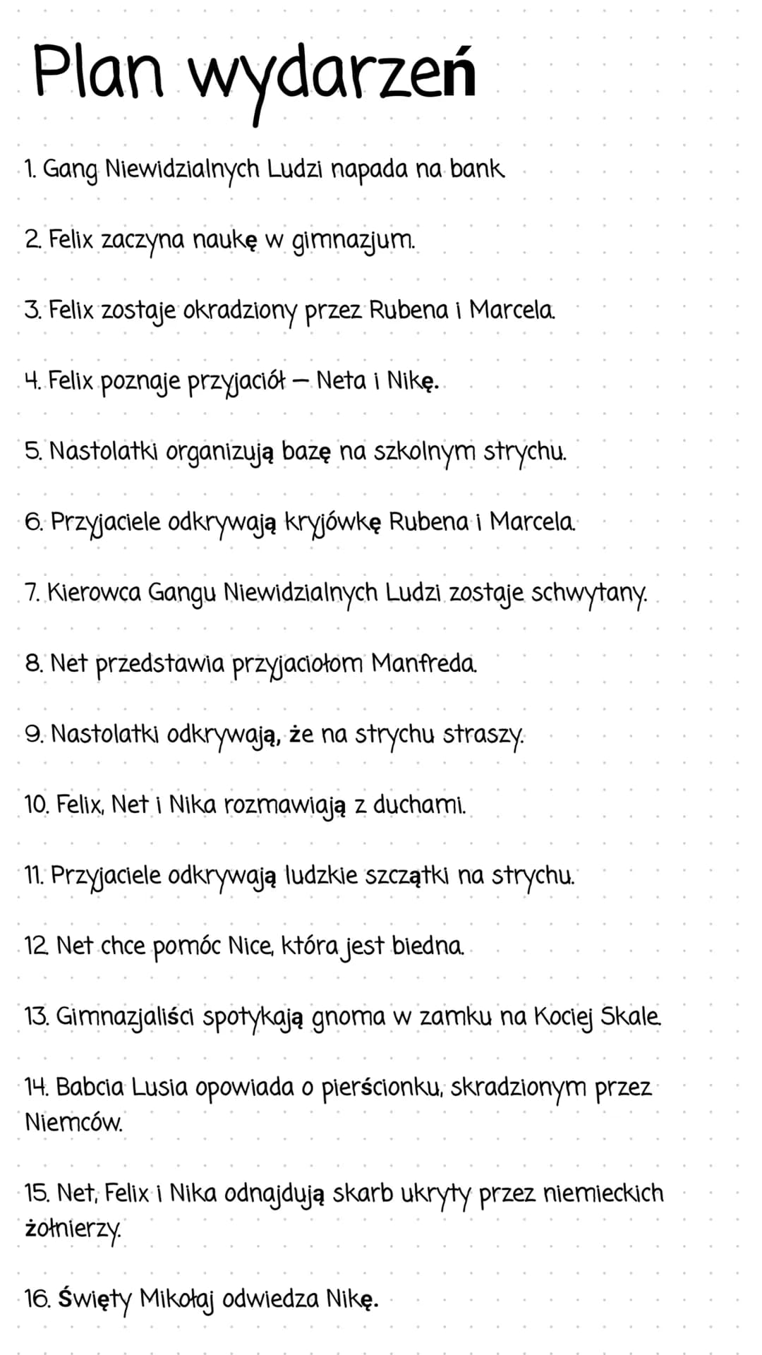 Felix, Net i Nika oraz Gang
Niewidzialnych Ludzi
Streszczenie
Złoczyńcy w niebieskich kominiarkach, Gang Niewidzialnych Ludzi, okrada
bank F