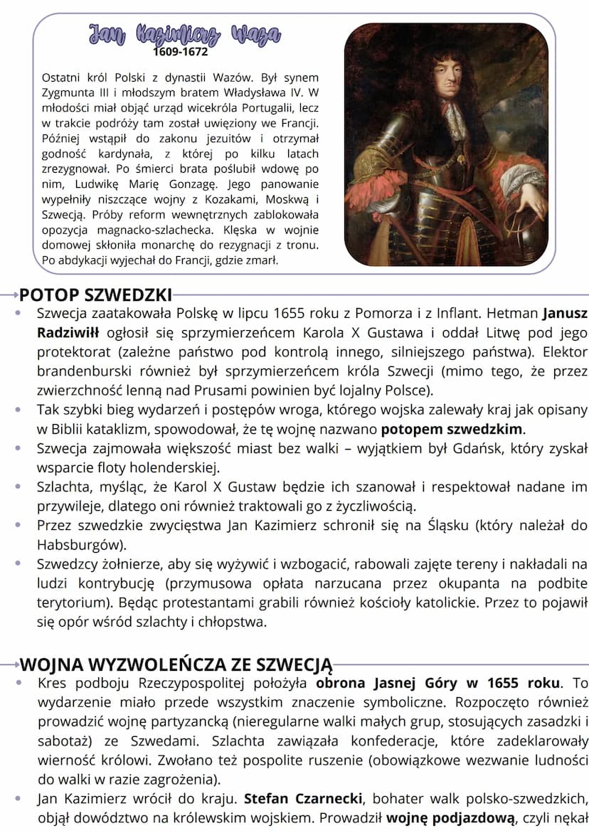 Wojny ze szwecją i kryzys
Rzeczypospolites
1592-1599
unia personalna
polsko-szwedzka
1590
1605 r.
bitwa pod
Kircholmem
1627 r.
1652 r.
bitwa