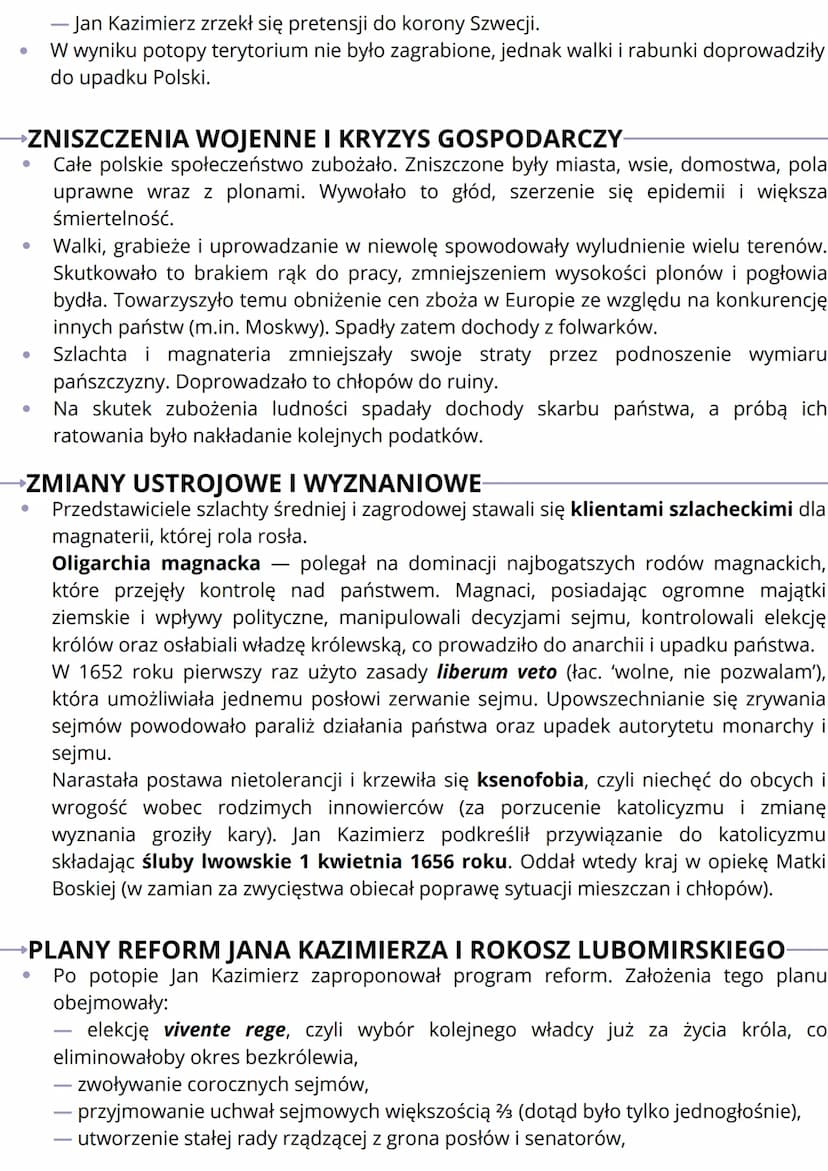 Wojny ze szwecją i kryzys
Rzeczypospolites
1592-1599
unia personalna
polsko-szwedzka
1590
1605 r.
bitwa pod
Kircholmem
1627 r.
1652 r.
bitwa