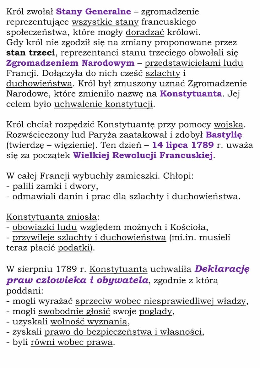Rewolucja francuska
i okres napoleoński
Cały dział
Dział VI, kl 6
1.Rewolucja francuska
Francja - XVIII w. monarchia absolutna dynastii
Burb