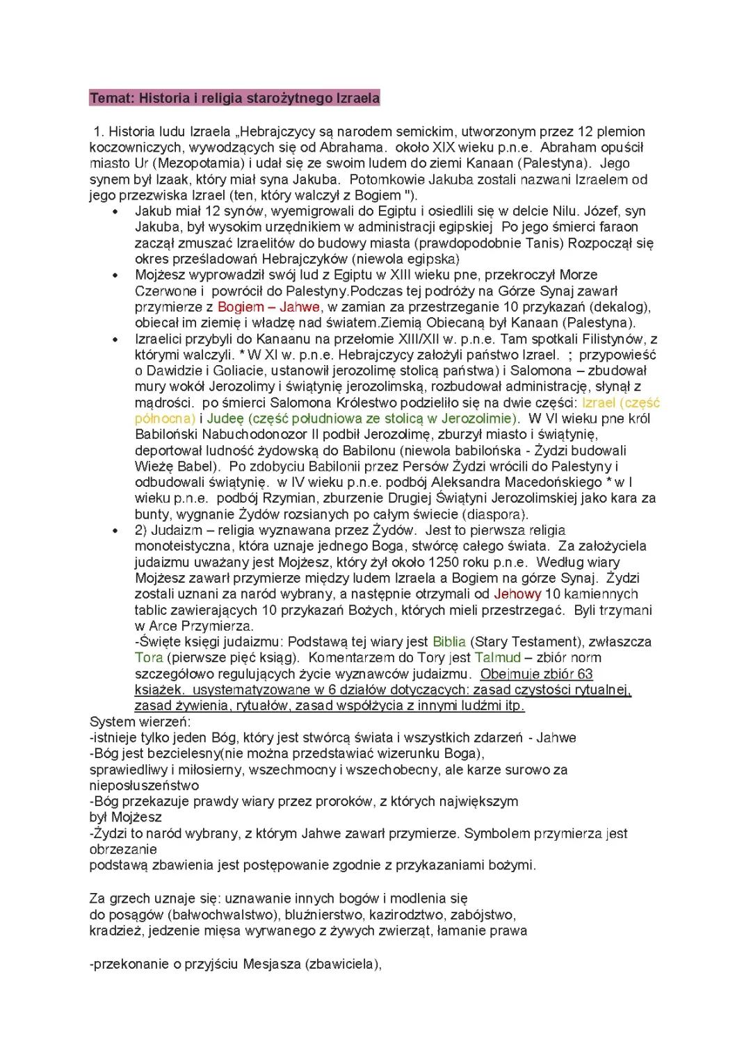 Starożytny Izrael