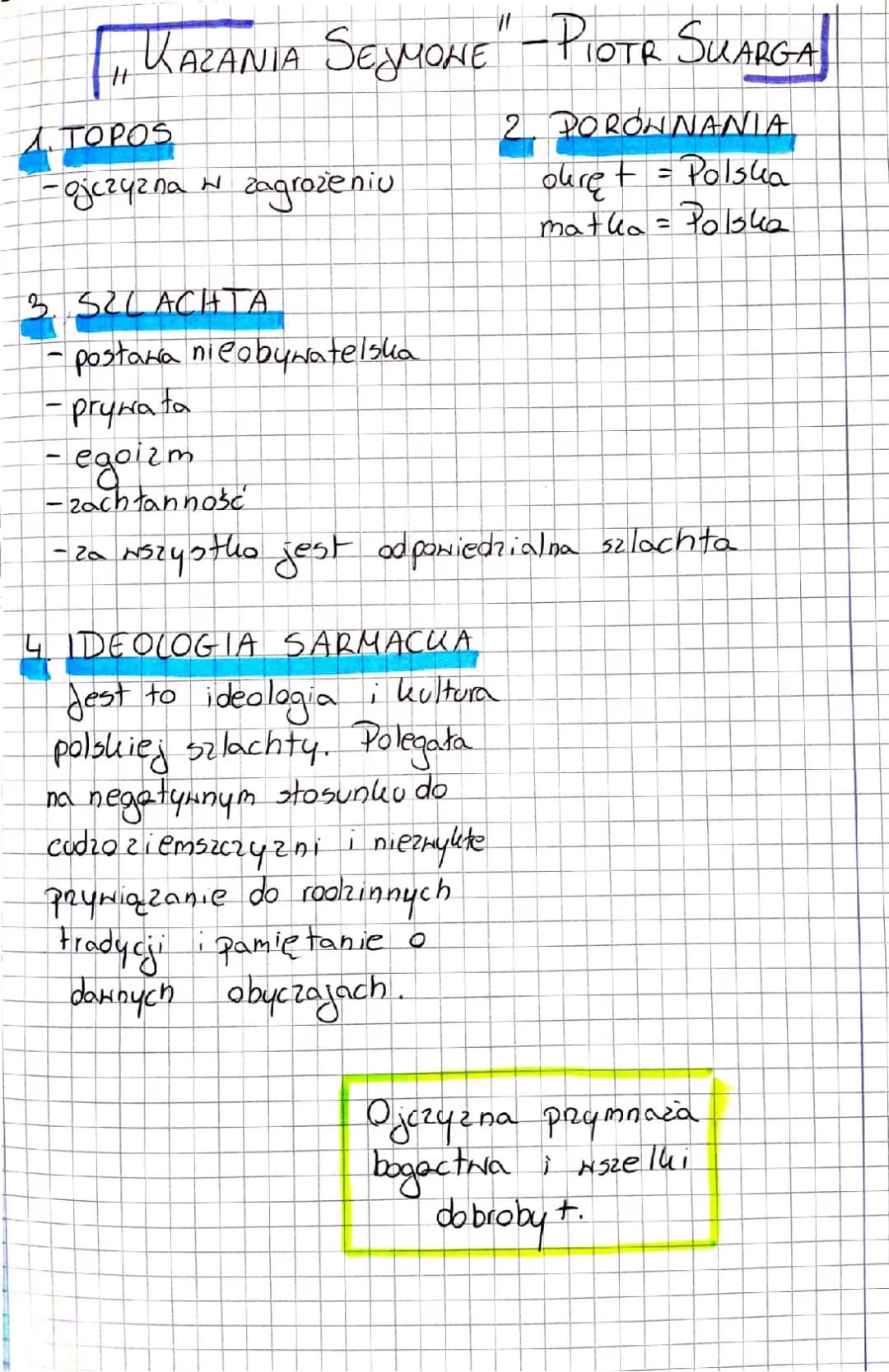 Kazania sejmowe - streszczenie, opracowanie, fragmenty, epoka, renesans czy Barok