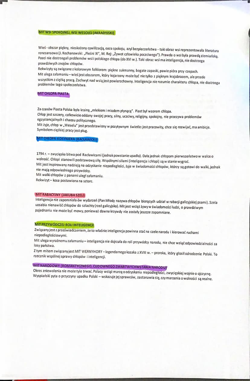 MIT WSI SPOKOJNEJ, WSI WESOŁEJ (AKRADYJSKI)
Wieś obszar piękny, nieskażony cywilizacją, oaza spokoju, azyl bezpieczeństwa - taki obraz wsi r