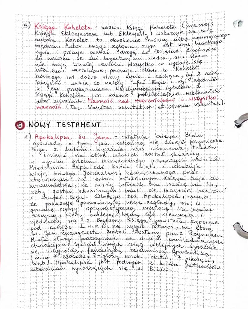 BIBLIA
ROLA BIBLI'I:
- święta księga chrześcijan
@ PODZIAŁ BIBLII.
Stary Testament.
↳ 7w pn.e.
I
J
1 1
1
1
-1 J. L-
skarbnice wiary chrześci
