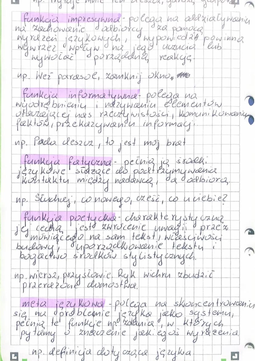 POLSKI
Funkcje języka
>
H
Składniki / warunki akta komunikayi:
1
Nadanca
Odbioraz
komunikat
kind
Kontakt
Wontekst
●
Podstawa jednostką, komu