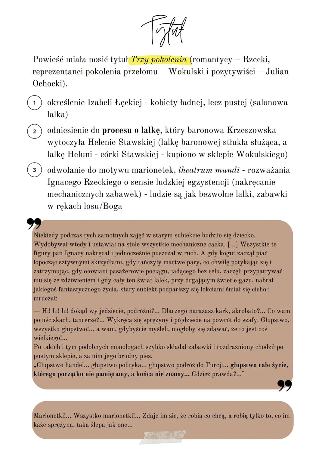 LALKA
Bolesław Prus ●
O utworze
epoka: pozytywizm
●
gatunek: powieść
realistyczna
panorama społeczeństwa
wydana jako książka:
1890 r.
język 