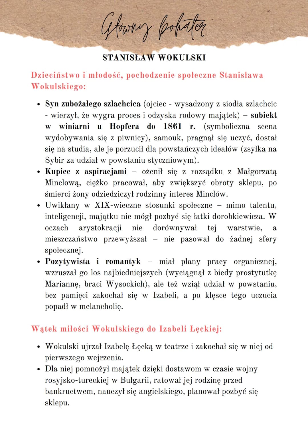 LALKA
Bolesław Prus ●
O utworze
epoka: pozytywizm
●
gatunek: powieść
realistyczna
panorama społeczeństwa
wydana jako książka:
1890 r.
język 