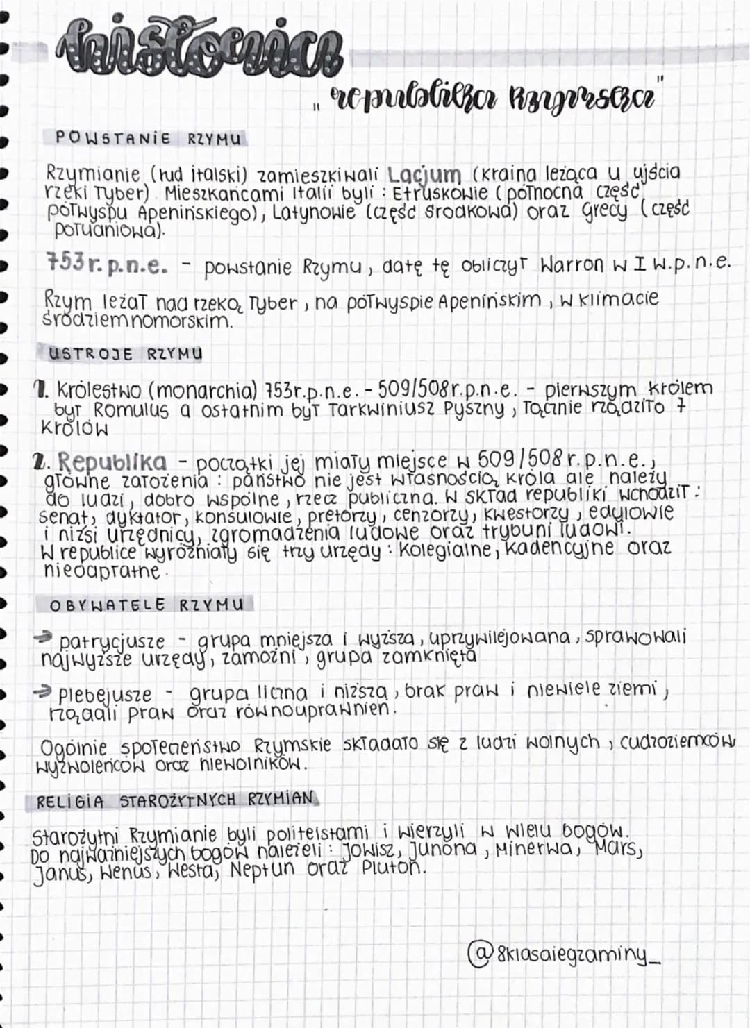 ►
►
Taistouice
reputatilker Rangerscha
POWSTANIE RZYMU
Rzymianie (rud italski) zamieszkiwali Lacjum (kraina leżąca u ujścia
rzeki Tyber) Mie