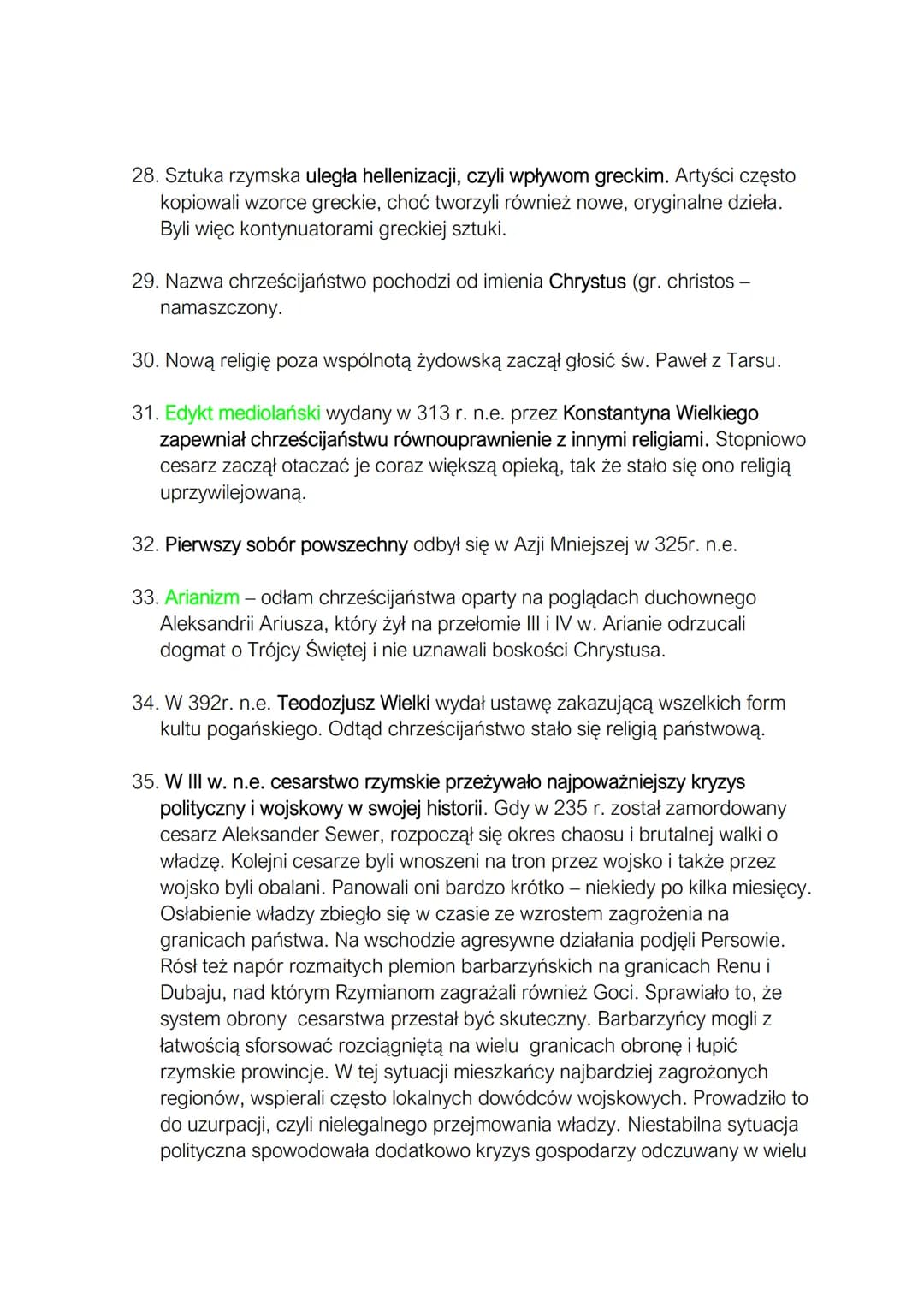HISTORIA
DZIEJE STAROŻYTNEGO RZYMU
1. Pierwszym królem Rzymu był Romulus. Jego brat - Remus został zabity
przez brata w kłótni o granice mia