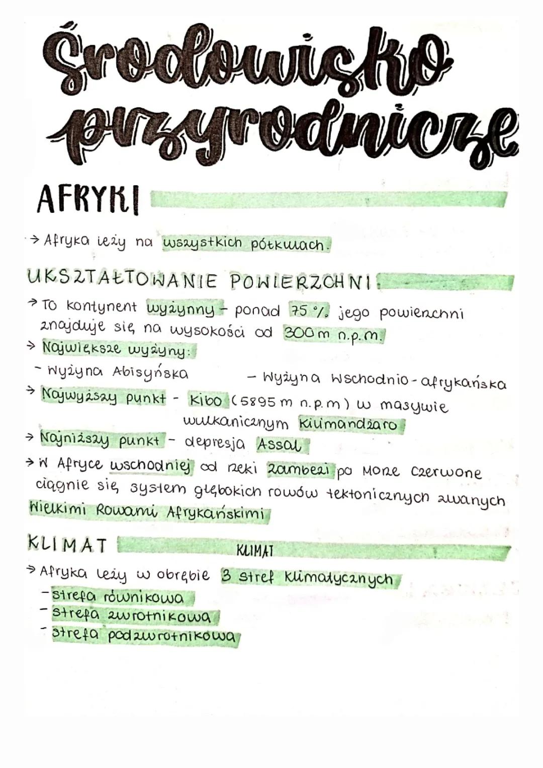 Odkrywamy Ślady Tektoniczne i Klimat Afryki Wschodniej