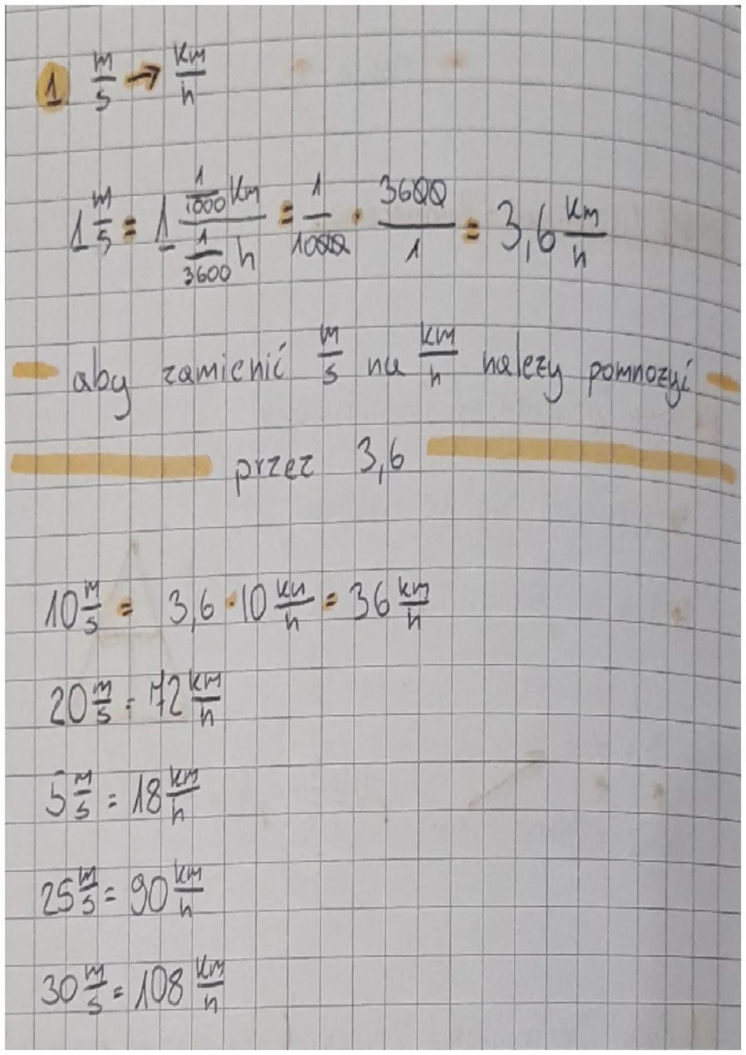 RUCH JEDNOSTAJNY PROSTOLINIOWY

↳ prędkość się nie zmienia

↳torem jest linia prostu

$S=V \cdot t$
↑
drogu prędkość

$V=\frac{S}{t}$, $t=\f