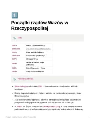 Know Początki rządów Wazów w Rzeczypospolitej thumbnail