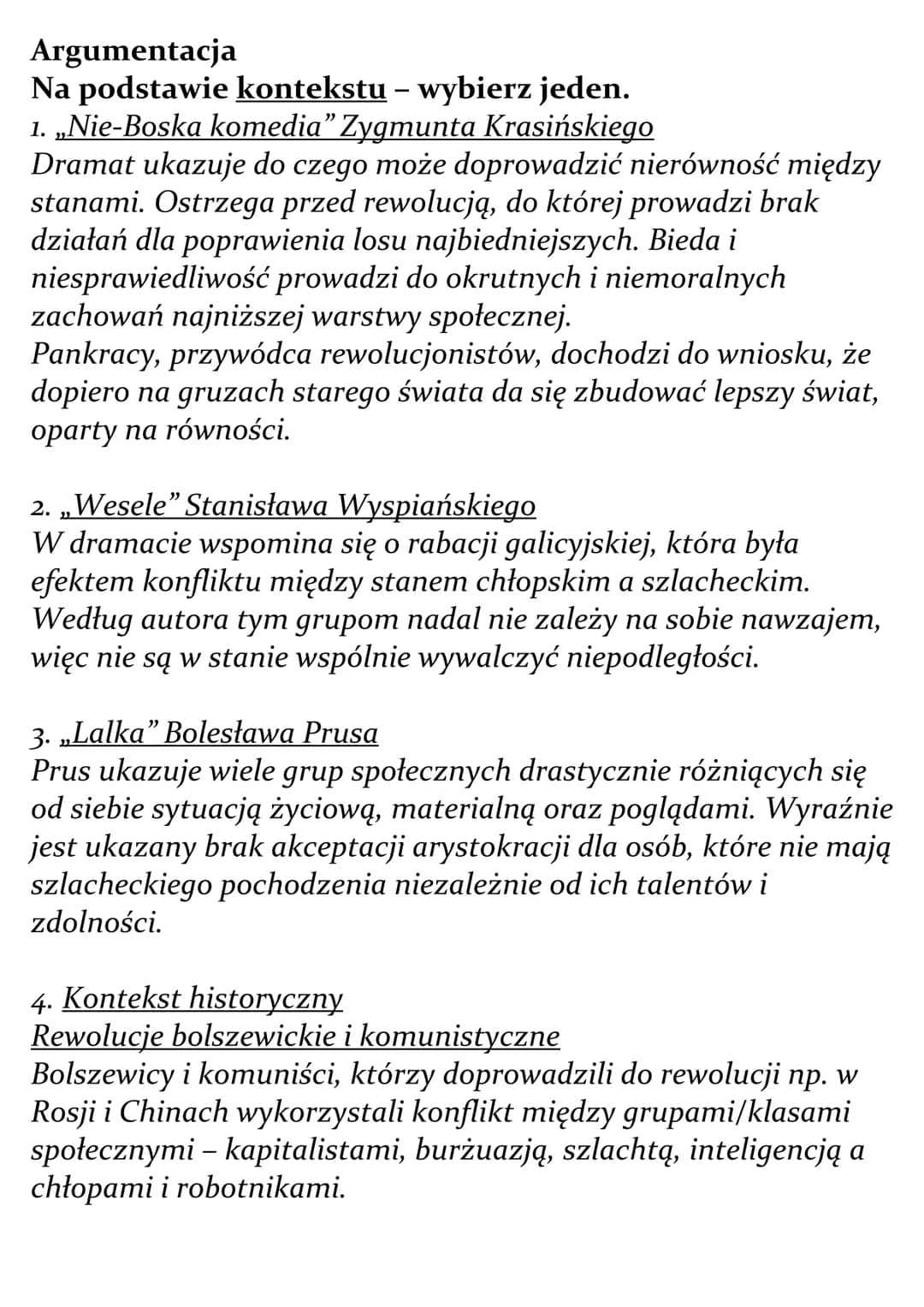 Różnice i podziały społeczne
jako źródło konfliktów.
Omów zagadnienie na podstawie Przedwiośnia Stefana
Żeromskiego. W swojej odpowiedzi uwz