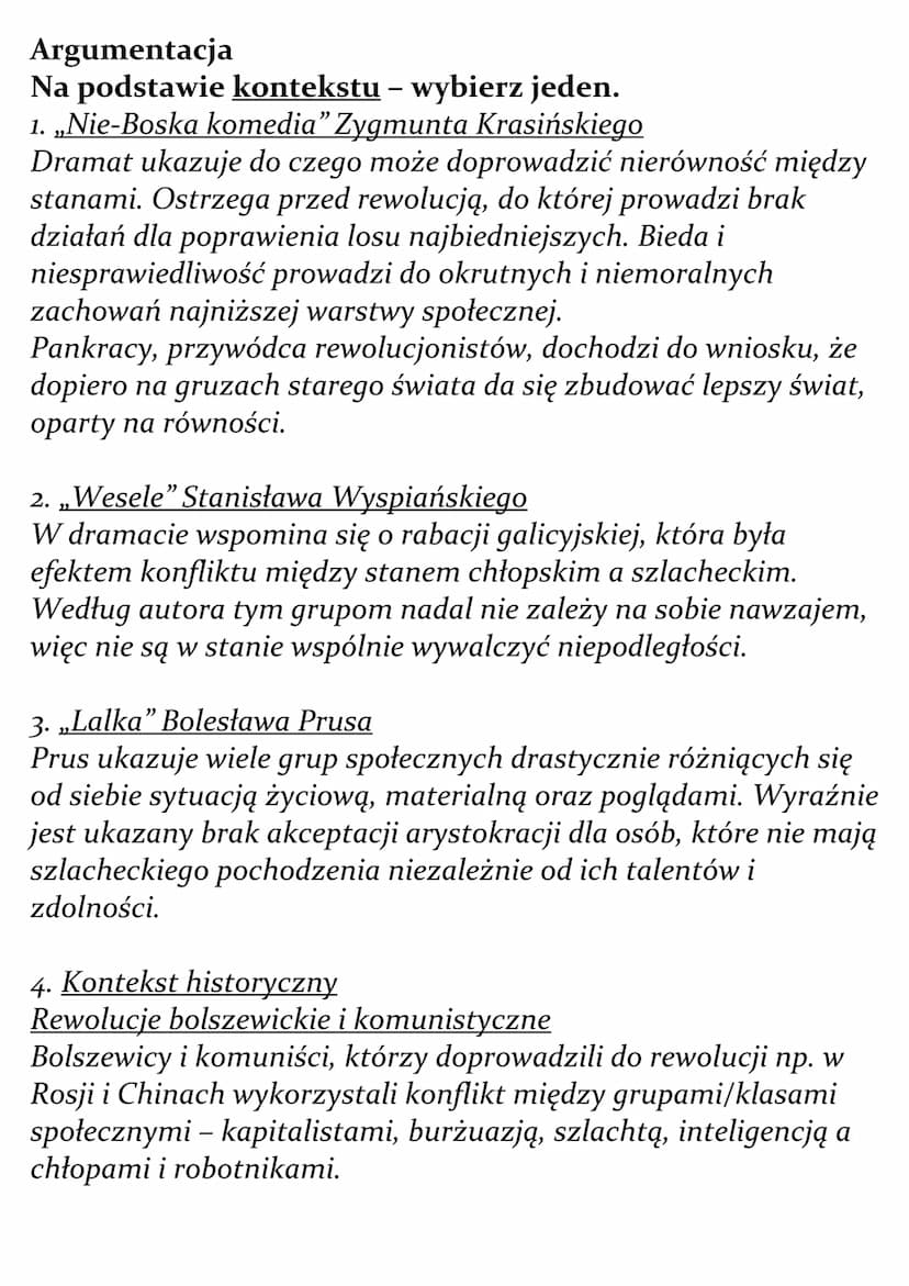 Różnice i podziały społeczne
jako źródło konfliktów.
Omów zagadnienie na podstawie Przedwiośnia Stefana
Żeromskiego. W swojej odpowiedzi uwz