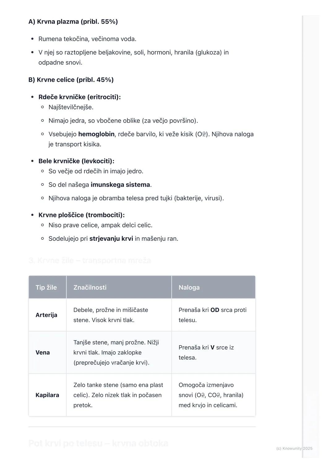 # Obtočilni sistem

Uvod v obtočilni sistem

Obtočilni sistem je transportni sistem našega telesa. Predstavljam si ga kot
mrežo cest (krvne 